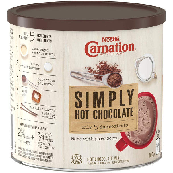CARNATION Simply 5 Hot Chocolate - 400g/14.1oz