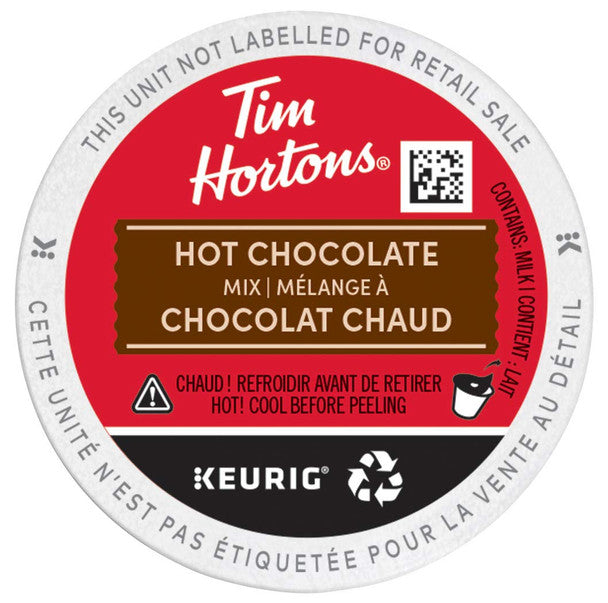 Order Tim Hortons Hot Chocolate Keurig Brewers K-Cup Pods 10 Count