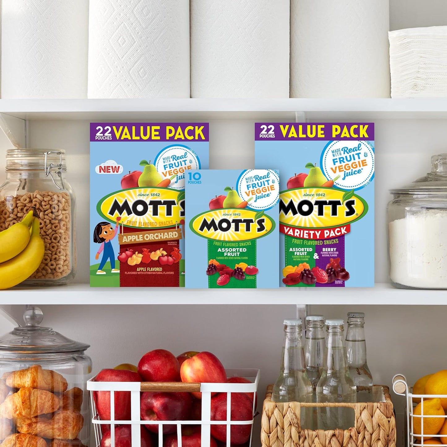 Mott's Medleys Assorted Fruit Flavored Snacks, 32 Ounce