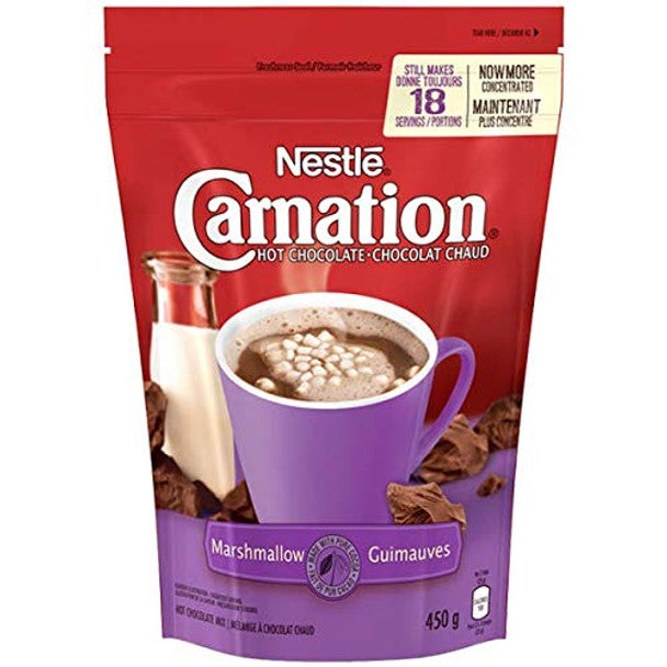 Nestle Carnation Hot Chocolate Marshmallow Cocoa, 450g/15.9oz, .