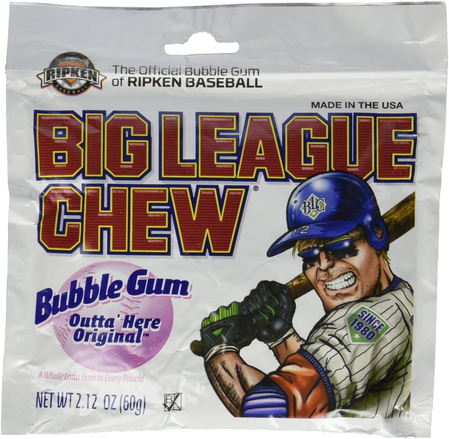 Big League Original Chew Bubble Gum 12 Count