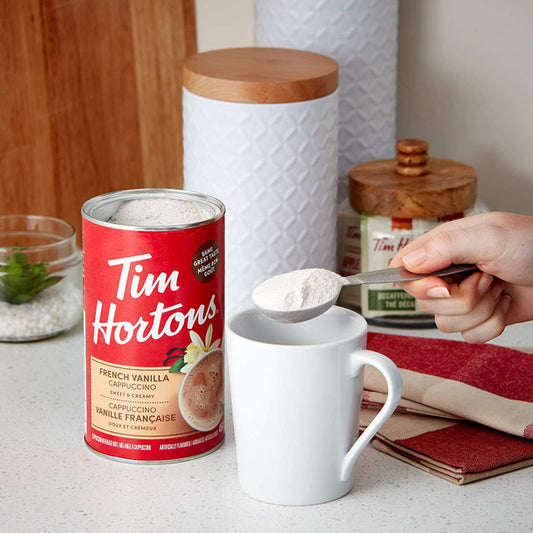 Order Tim Hortons French Vanilla Cappuccino Sweet Creamy 454g/16oz