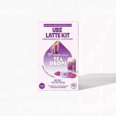 Tea Drops Ube Latte Kit - 3ct