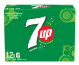 7UP Soft Drink, 355 mL/12 fl. oz., Cans, 12 Pack, .