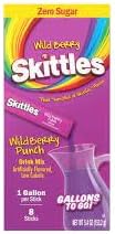 Skittles Wild Berry Punch To Go Drink Mix, 6 Count