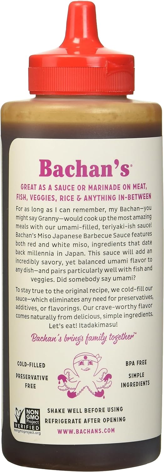 BACHAN'S MISO JAPANESE BARBECUE SAUCE