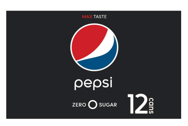 Pepsi Zero Sugar Cans, Zero Calories, Max Pepsi Taste 355mL/12oz., 12pk