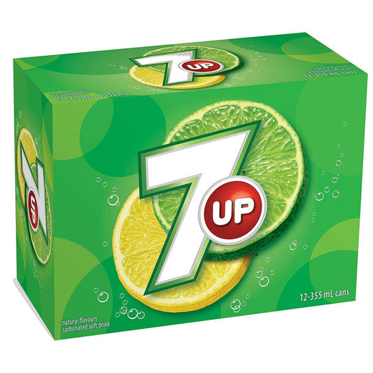 Buy 7UP Cans Natural Lemon-Lime Taste 355mL/12fl. oz 12 Pack