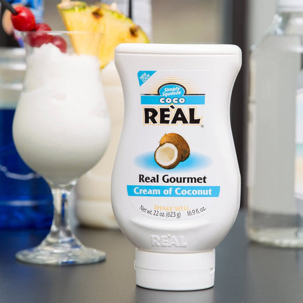 Coco Real Cream of Coconut, 595g/21 oz., Cocktail Mix - .