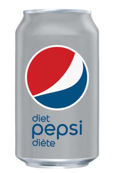 Diet Pepsi Soft Drink Pop Cans, 355mL/12oz., 12 Pack, .