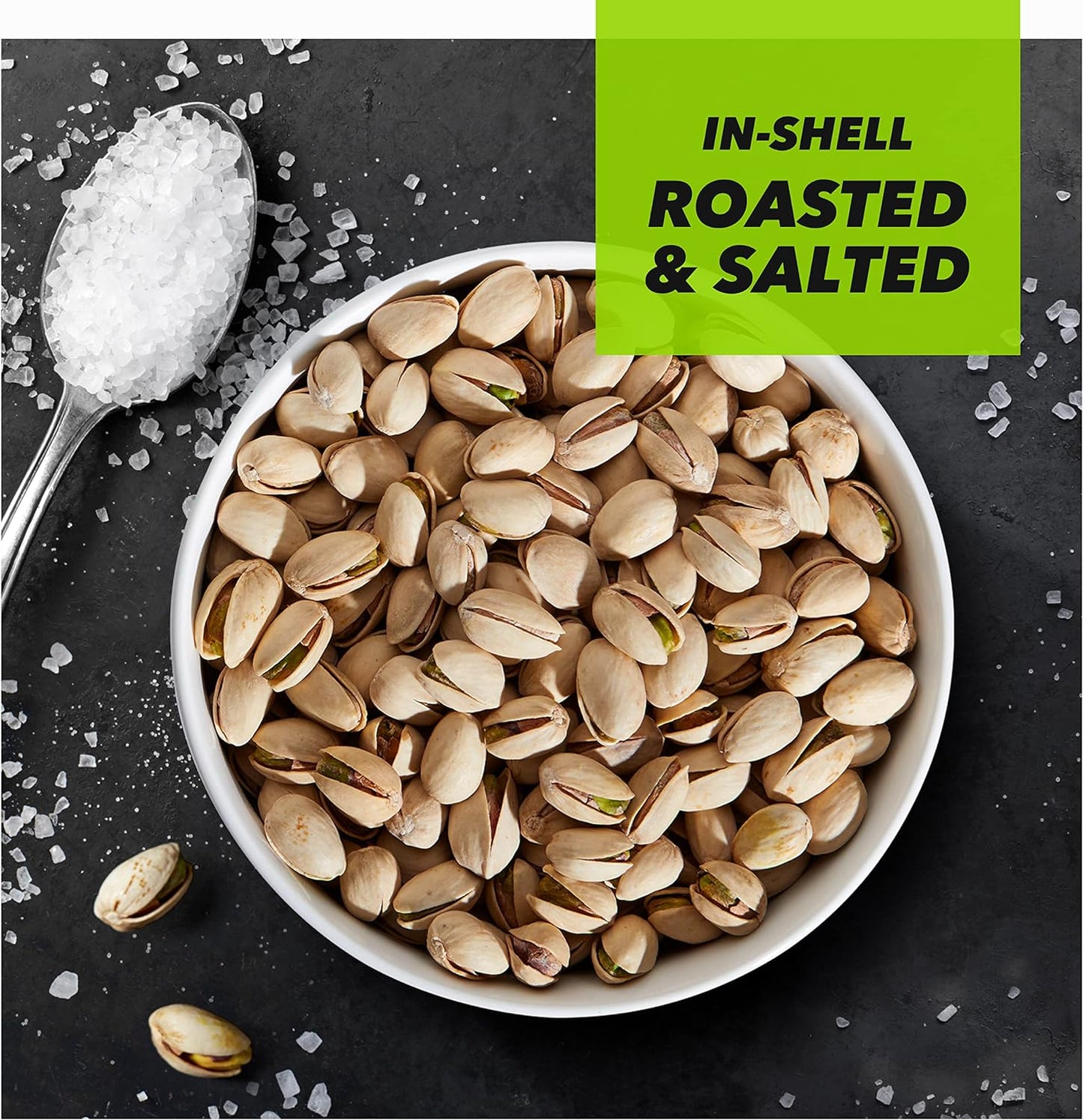 Wonderful Pistachios,16-Ounce Bag, Roasted and Salted.