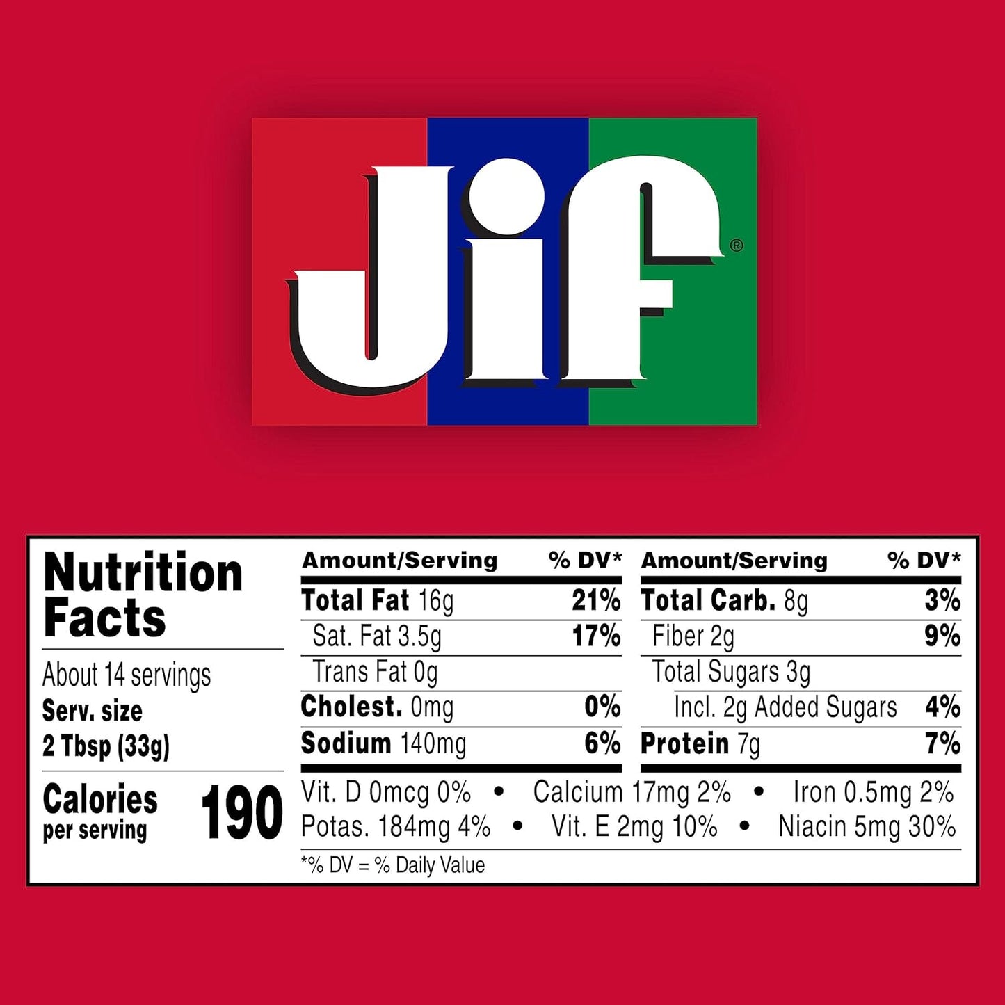 JIF Creamy Peanut Butter 16 oz