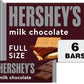 HERSHEY'S Chocolate Candy Bar, 1.55 Ounce (Count of 6)