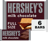 HERSHEY'S Chocolate Candy Bar, 1.55 Ounce (Count of 6)