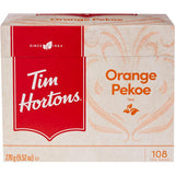 Tim Hortons Orange Pekoe Tea, 108 Tea Bags, 270g(9.5oz) .