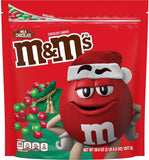 M&M's Milk Chocolate Christmas Candy - 38 oz Resealable Bag