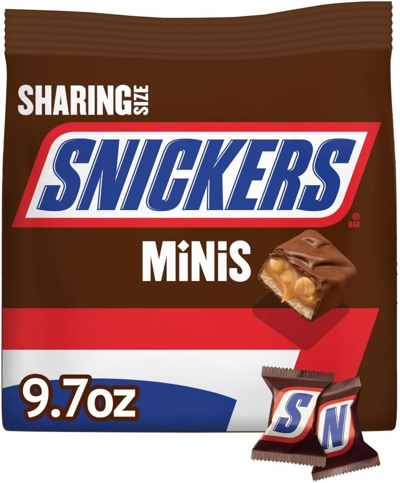 SNICKERS Minis Size Chocolate Candy Bars 9.7-Ounce Bag