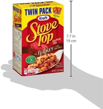 Stove Top Stuffing Mix, Turkey, Twin Pack, 12 Ounce