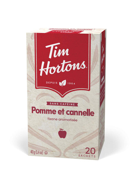 Tim Hortons Apple Cinnamon Herbal Tea, 20 tea bags, 40g / 1.4oz, .