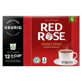 Red Rose Orange Pekoe Tea Keurig K-Cup Pods 12 cups, .