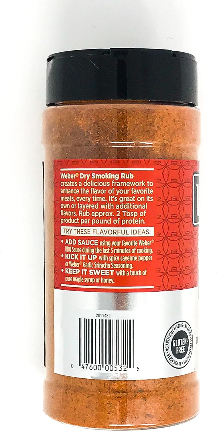 Weber Smoking and Barbecuing Original Dry Rub, 15.25 Ounce