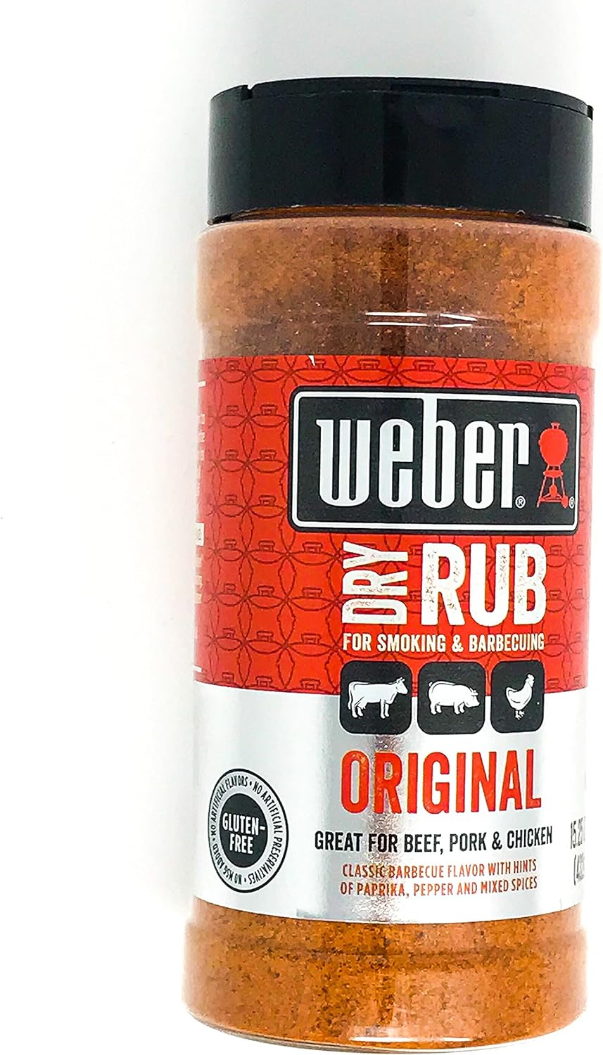 Weber Smoking and Barbecuing Original Dry Rub, 15.25 Ounce