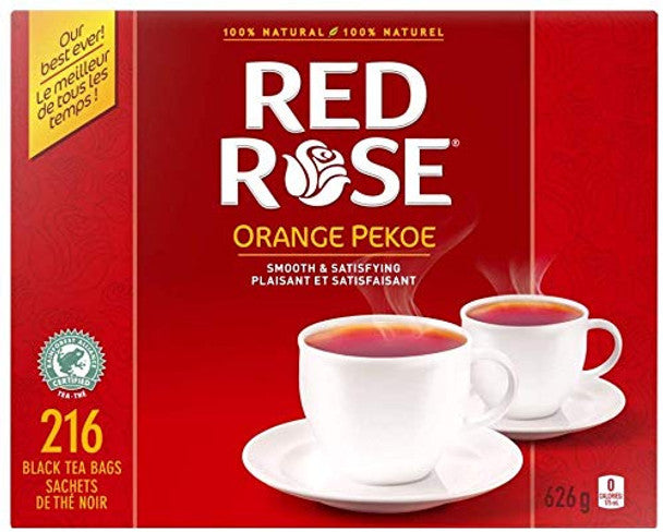 Red Rose Orange Pekoe Tea - 216ct/626