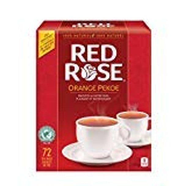 Red Rose Orange Pekoe Tea Bags 72ct, 3 Pack, .