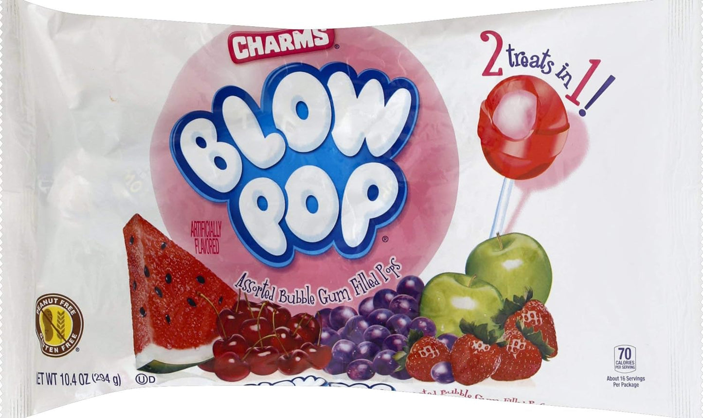 Junior Blow Pop Assorted, Assorted, 10.4 oz - 1 Bag