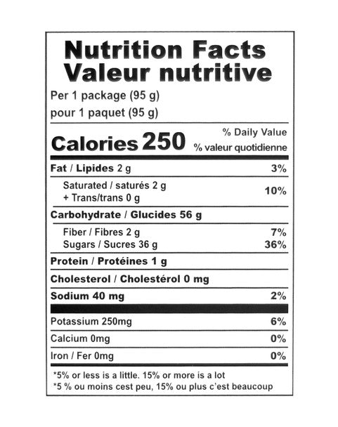 J-Basket Instant Boba Kit Box Taro Flavor - 285g/10oz Nutrition Facts