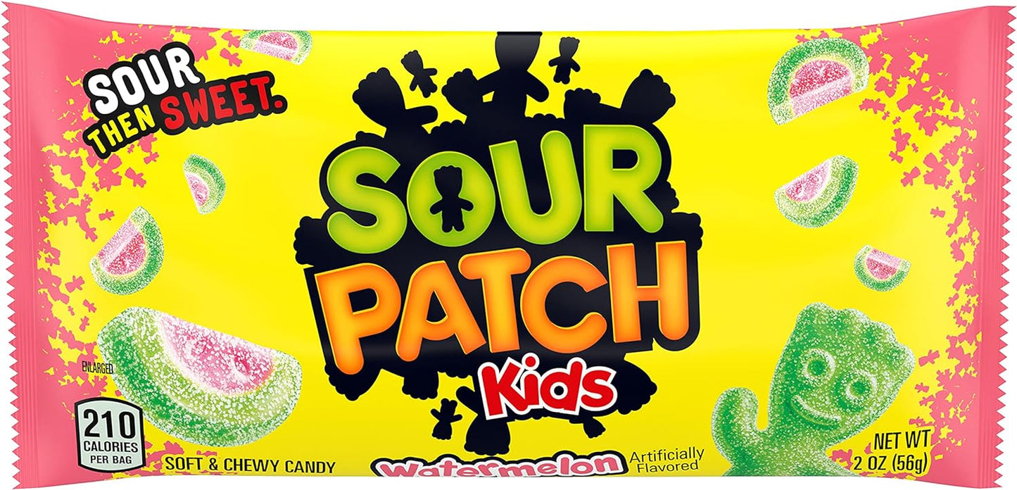 Sour Patch Kids Candy (Watermelon, 2-Ounce Bag, Pack of 24)