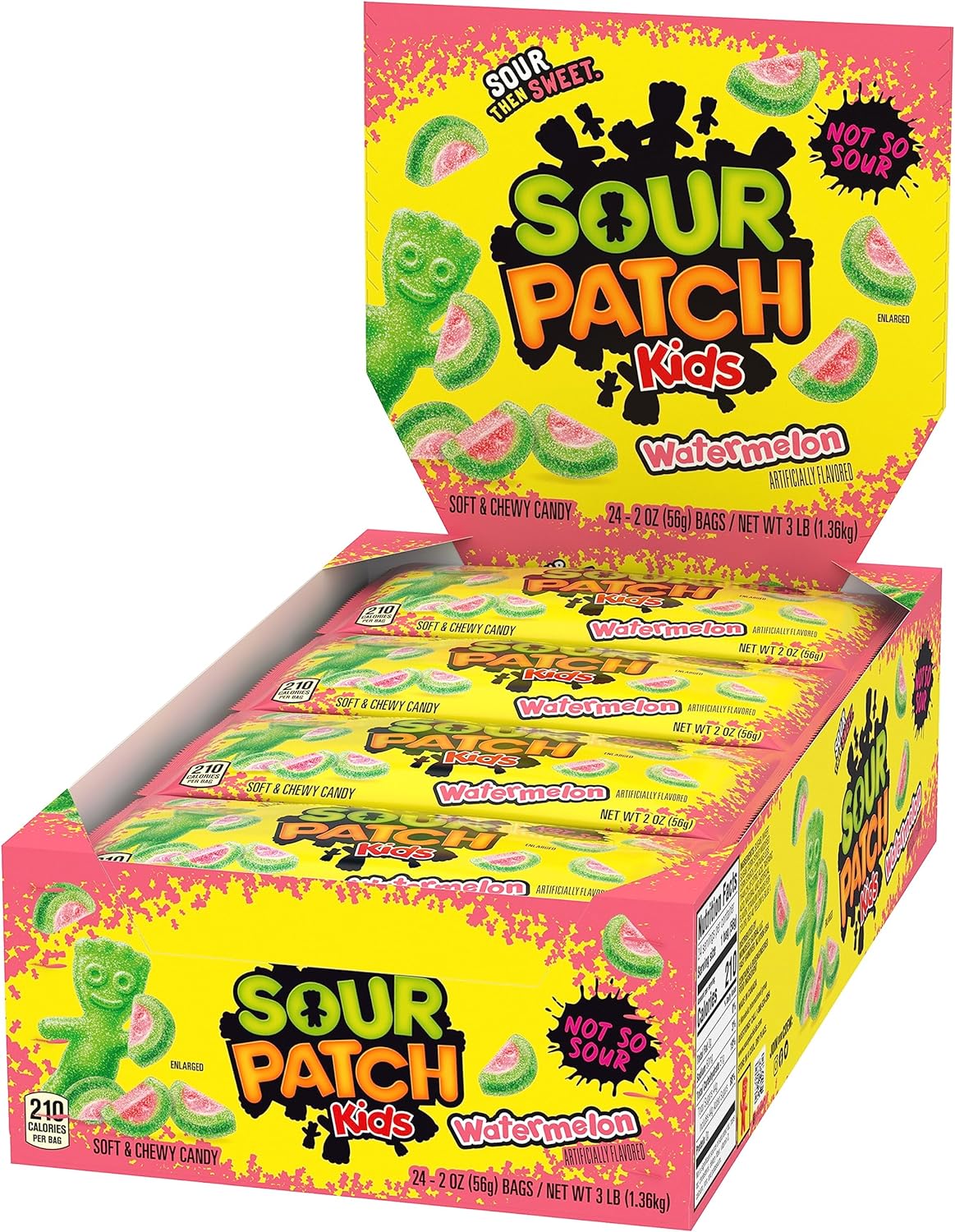 Sour Patch Kids Candy (Watermelon, 2-Ounce Bag, Pack of 24)