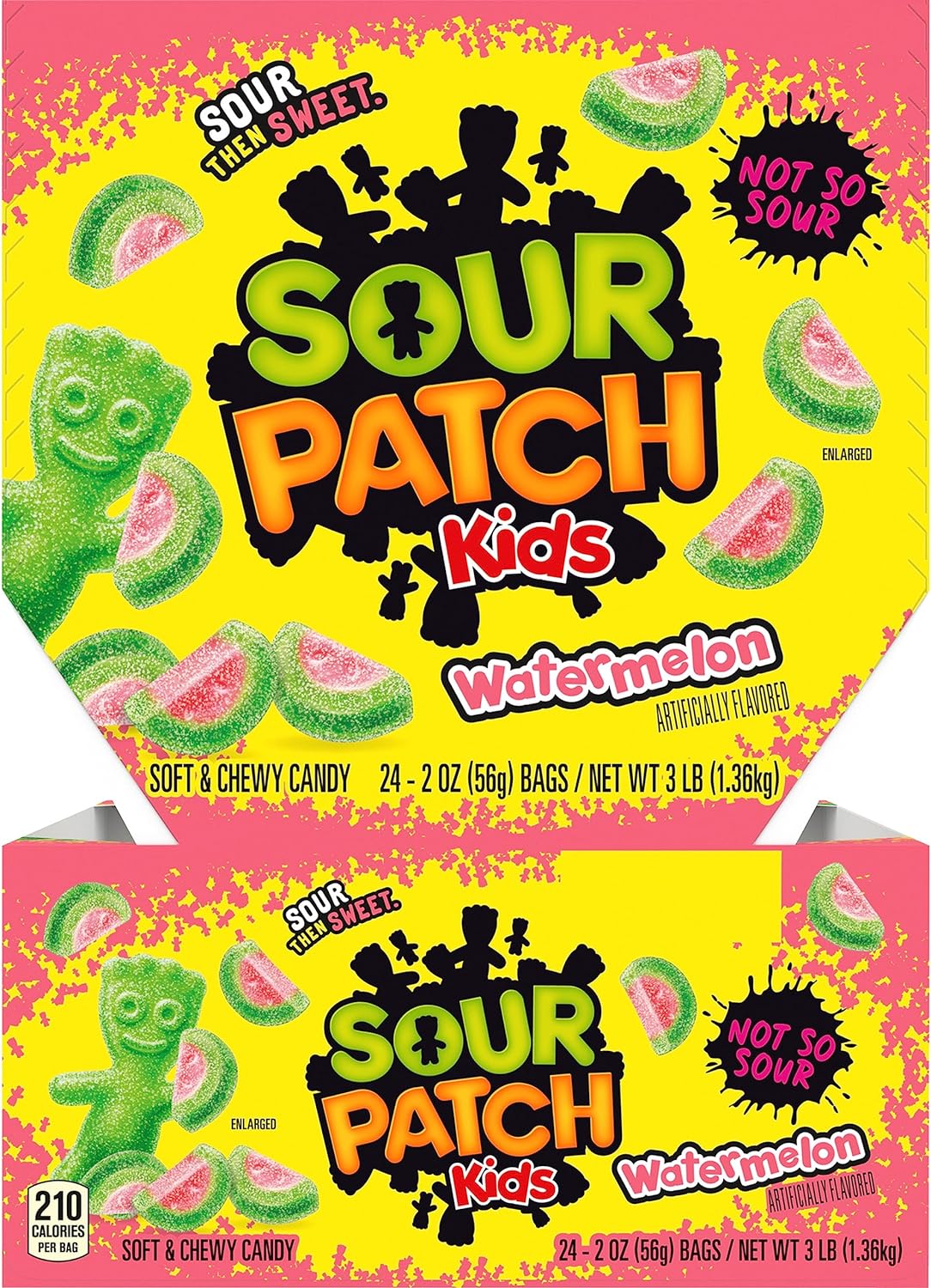 Sour Patch Kids Candy (Watermelon, 2-Ounce Bag, Pack of 24)