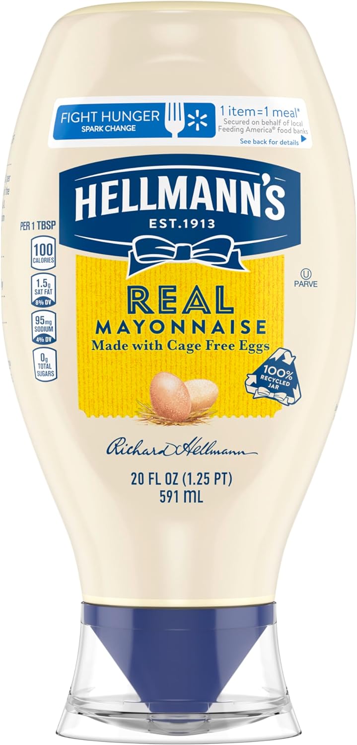 Hellmann's Squeeze Real Mayonnaise 20 oz