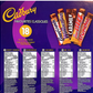 Order Cadbury 18 Full size Chocolate Bars Variety Pack - Wunderbar, Caramilk, Mr.Big, Crunchie, Crispy Crunch - 956g