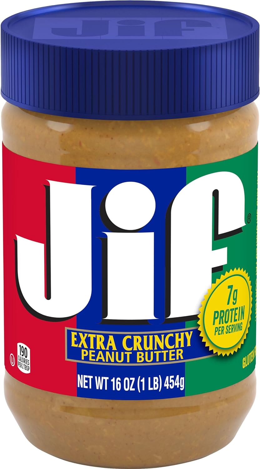 Jif Extra Crunchy Peanut Butter, 16 oz