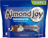 ALMOND JOY Chocolate Coconut Candy, Miniatures, 10.2 oz Bag