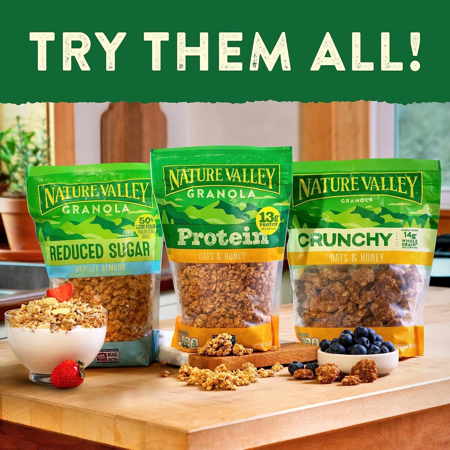 NATURE VALLEY Oats & Honey Protein Granola