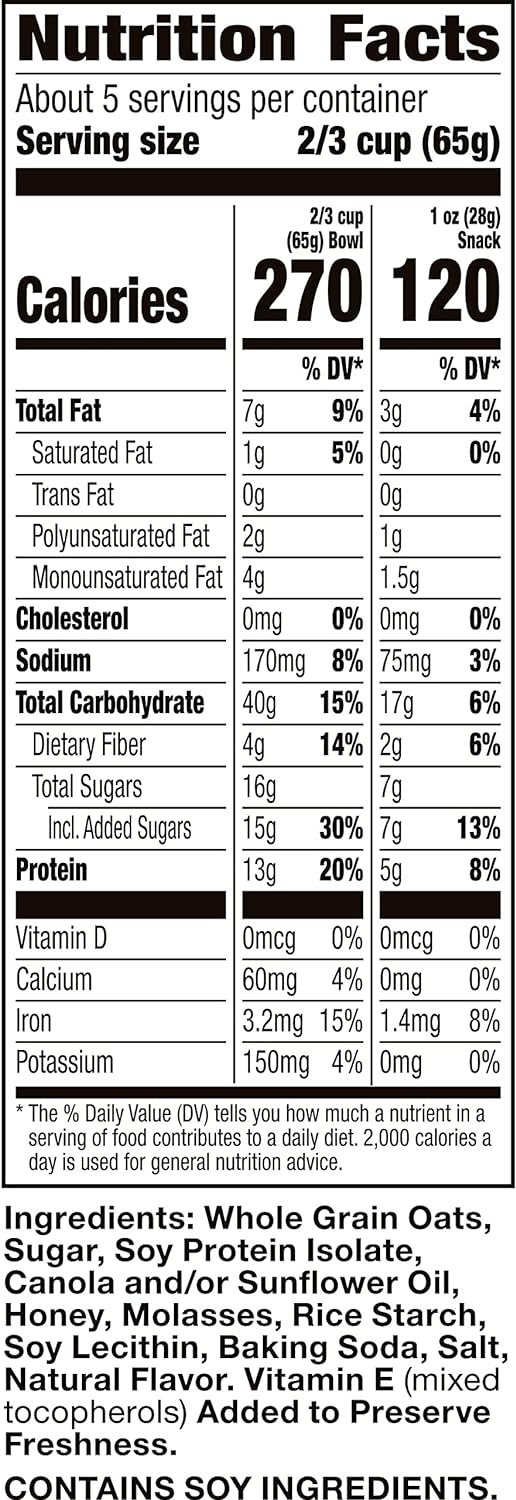 NATURE VALLEY Oats & Honey Protein Granola