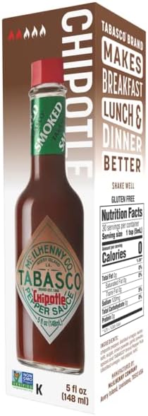 Tabasco Chipotle Pepper, 5 Ounce