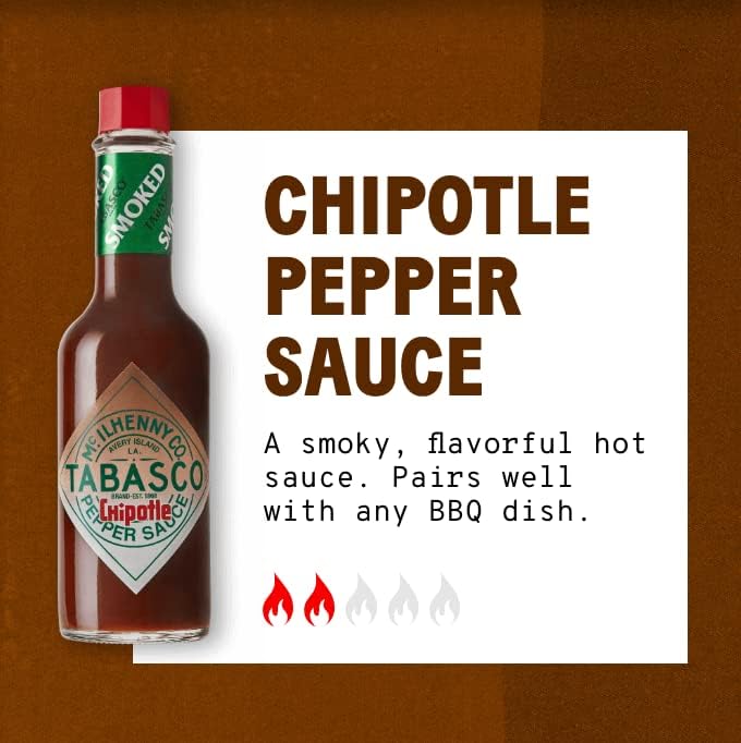 Tabasco Chipotle Pepper, 5 Ounce