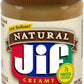 Jif Natural Creamy Peanut Butter, 16 oz by Jif