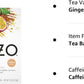 Tazo Tumeric Bliss 20 Ct Tea Bags