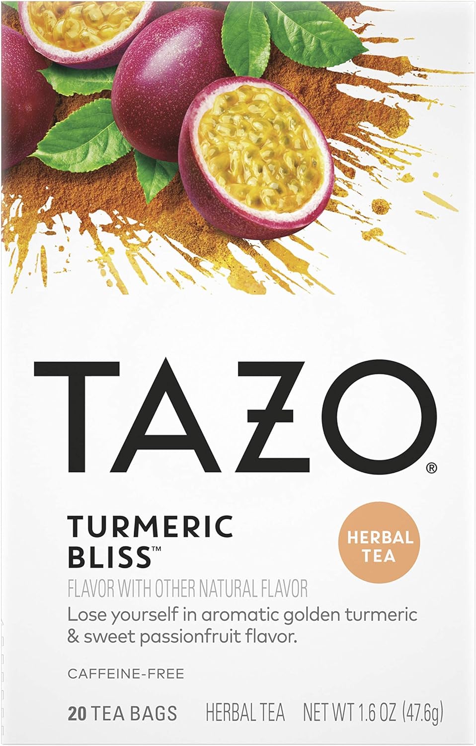 Tazo Tumeric Bliss 20 Ct Tea Bags