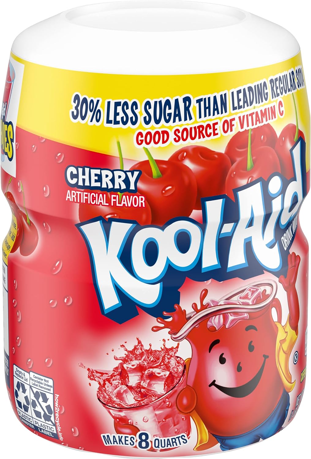 Kool-aid Cherry Mix 19oz Container (2 Pack)