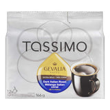 Tassimo Gevalia Dark Italian Roast Coffee, 12 Single Serve T-Discs, {Canadian}