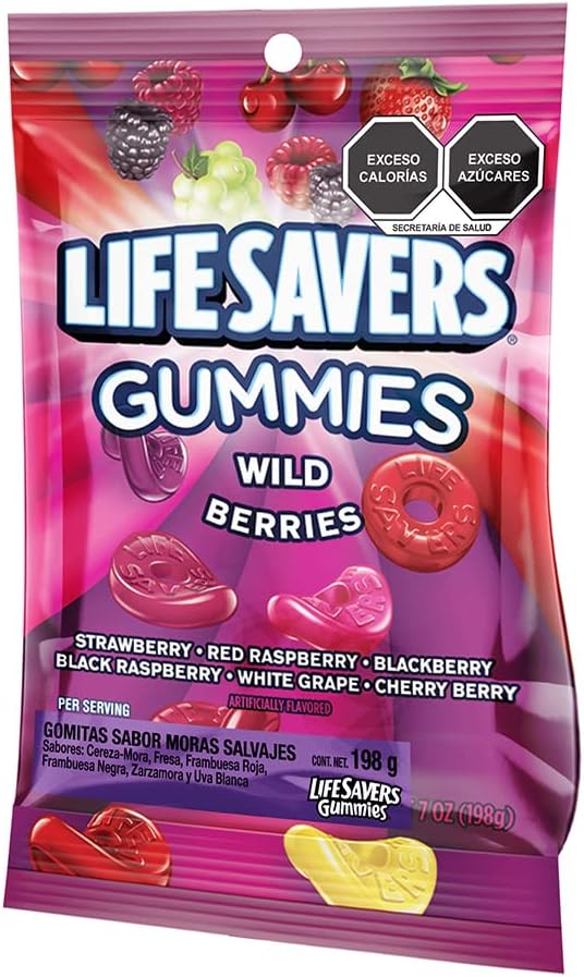 Gummy Life Savers, Wild Berry, 7 oz - 1 Bag