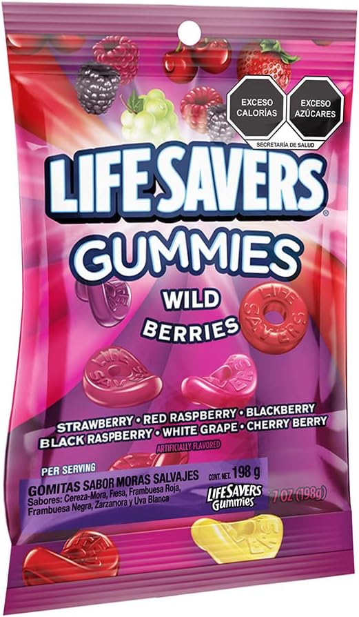 Gummy Life Savers, Wild Berry, 7 oz - 1 Bag