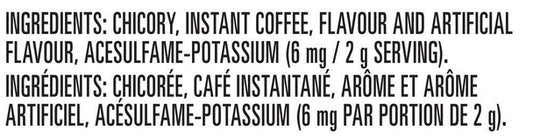 Nescafe Rich Hazelnut Instant Coffee Jar - 100g/3.5oz Ingredients List