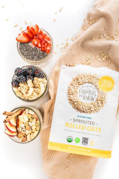 Save on One Degree Organic Foods Sprouted Rolled Oats Gluten Free Order  Online Delivery